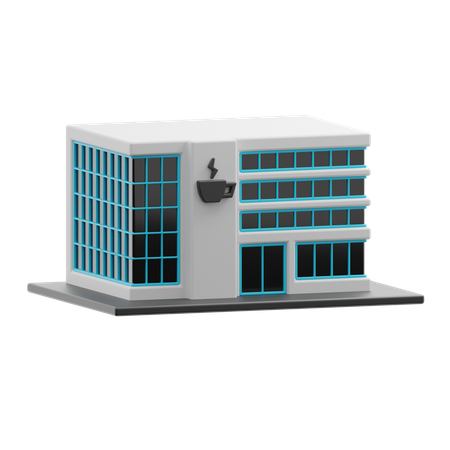 Bâtiment de café  3D Icon