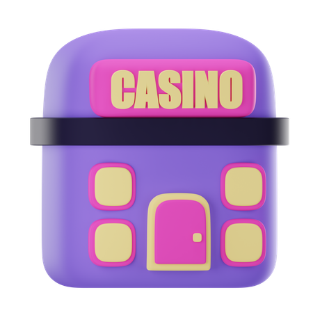 Bâtiment du casino  3D Icon