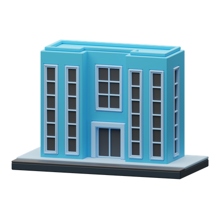 Bâtiment d'entreprise  3D Icon