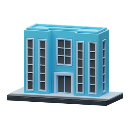 Bâtiment d'entreprise  3D Icon