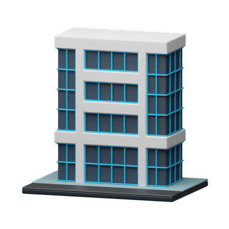 Bâtiment d'entreprise  3D Icon