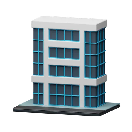 Bâtiment d'entreprise  3D Icon