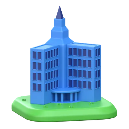 Bâtiment de l'ambassade  3D Icon