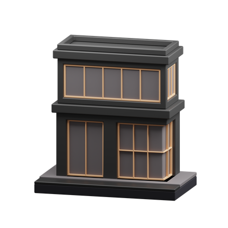 Bâtiment de magasin  3D Icon