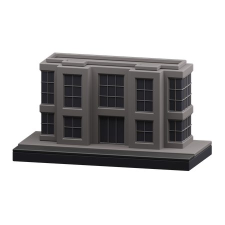 Bâtiment d'entreprise  3D Icon