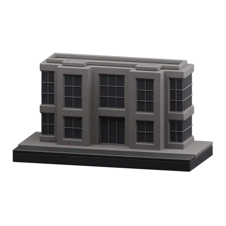 Bâtiment d'entreprise  3D Icon