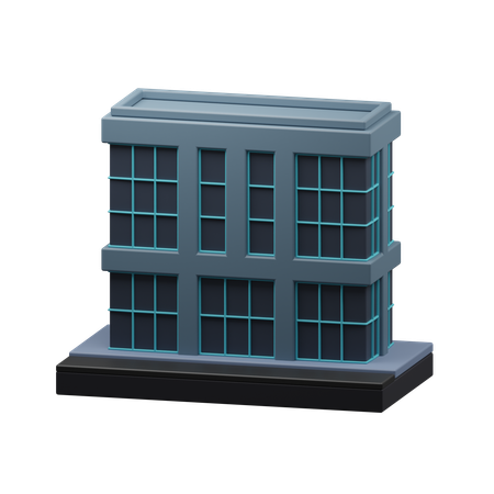 Bâtiment d'entreprise  3D Icon