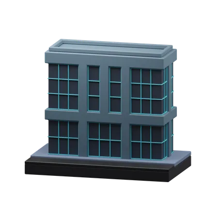 Bâtiment d'entreprise  3D Icon