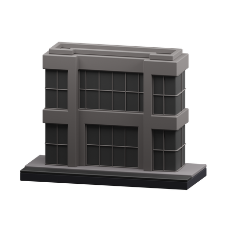 Bâtiment d'entreprise  3D Icon