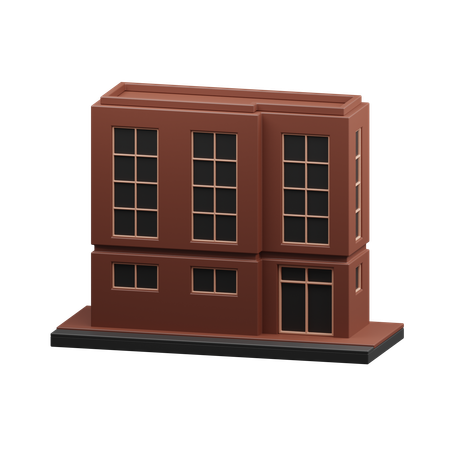 Bâtiment d'entreprise  3D Icon