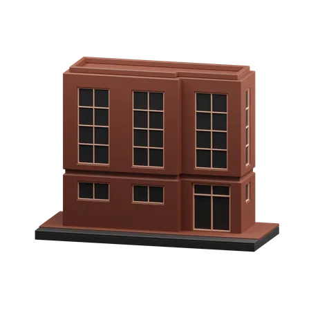 Bâtiment d'entreprise  3D Icon