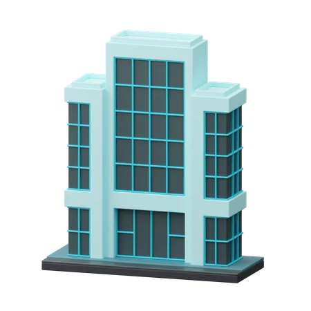 Bâtiment d'entreprise  3D Icon