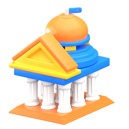 Bâtiment du Capitole  3D Icon