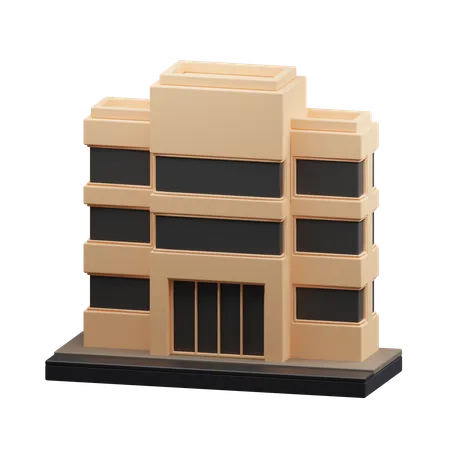 Bâtiment du centre commercial  3D Icon