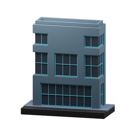 Bâtiment du centre commercial  3D Icon