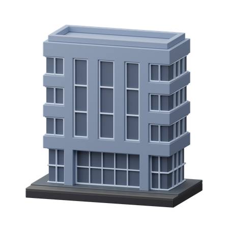 Bâtiment du centre commercial  3D Icon