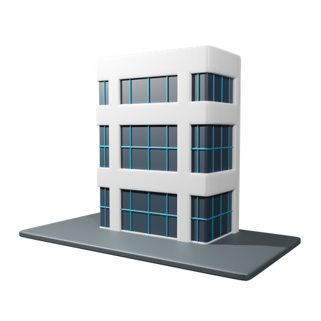 Bâtiment du centre commercial  3D Icon