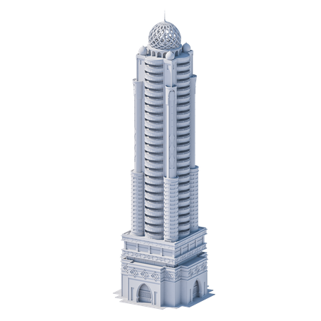 Bâtiment Emaar - Dubaï  3D Icon