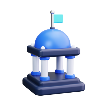 Bâtiment gouvernemental  3D Icon