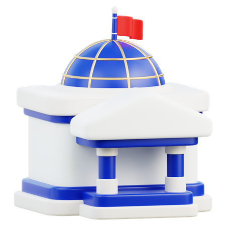 Bâtiment gouvernemental  3D Icon