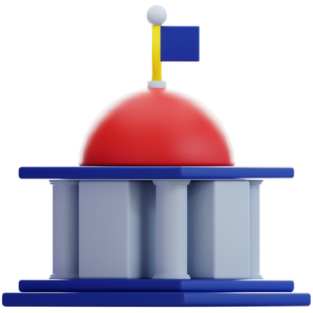 Bâtiment gouvernemental  3D Icon