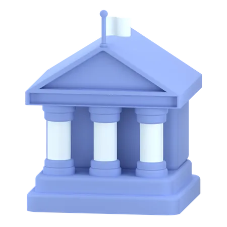 Bâtiment gouvernemental  3D Icon