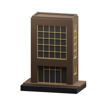 Bâtiment gratte-ciel  3D Icon