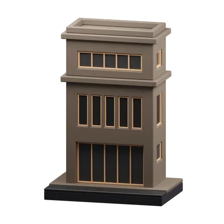 Bâtiment gratte-ciel  3D Icon