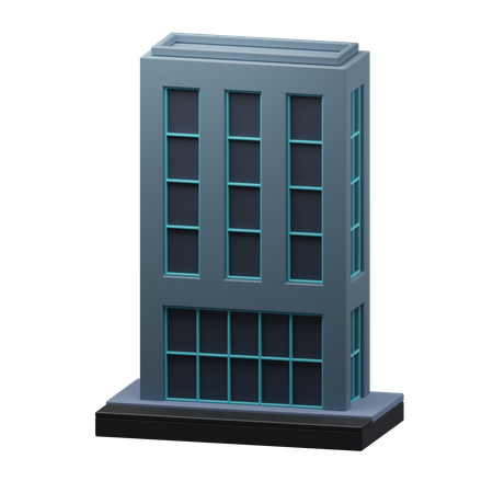 Bâtiment gratte-ciel  3D Icon