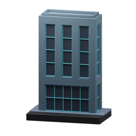 Bâtiment gratte-ciel  3D Icon