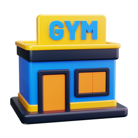 Bâtiment de gymnastique  3D Icon