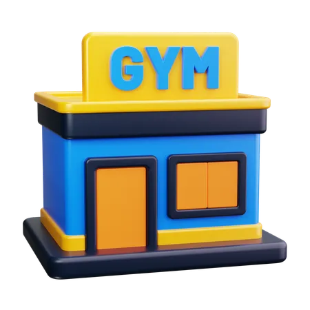 Bâtiment de gymnastique  3D Icon