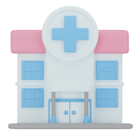 Bâtiment de l'hôpital  3D Icon