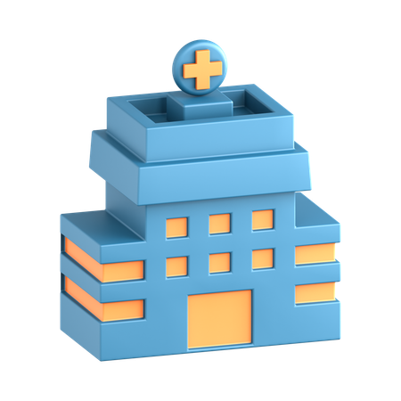 Bâtiment de l'hôpital  3D Icon