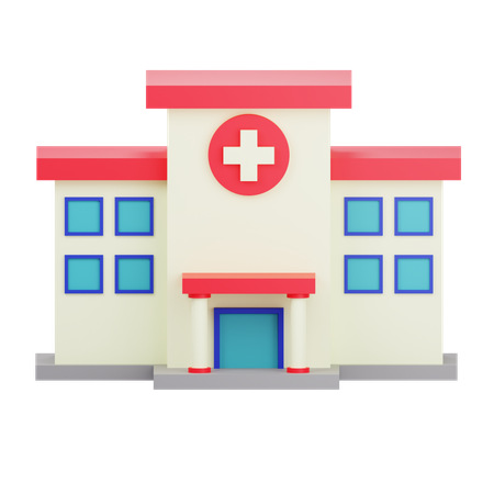 Bâtiment de l'hôpital  3D Icon