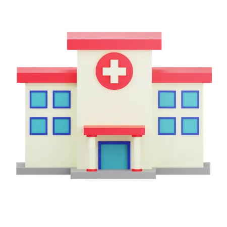 Bâtiment de l'hôpital  3D Icon