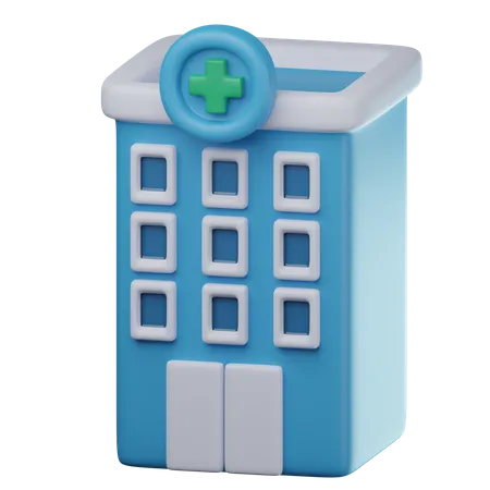 Bâtiment de l'hôpital  3D Icon