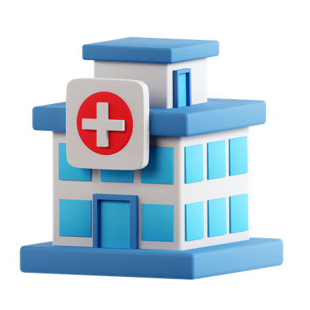 Bâtiment de l'hôpital  3D Icon