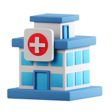 Bâtiment de l'hôpital  3D Icon