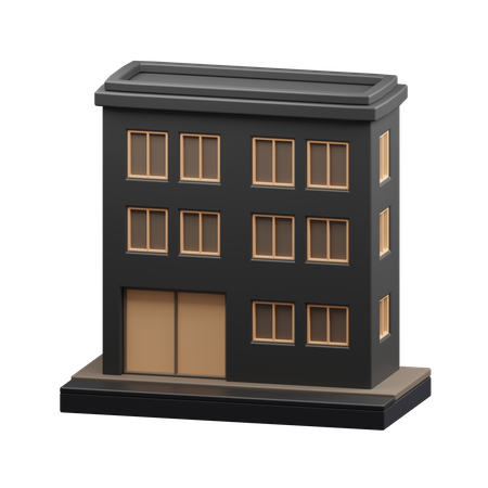 Bâtiment de l'hôtel  3D Icon