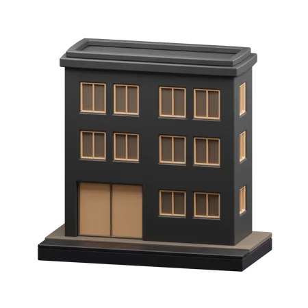 Bâtiment de l'hôtel  3D Icon