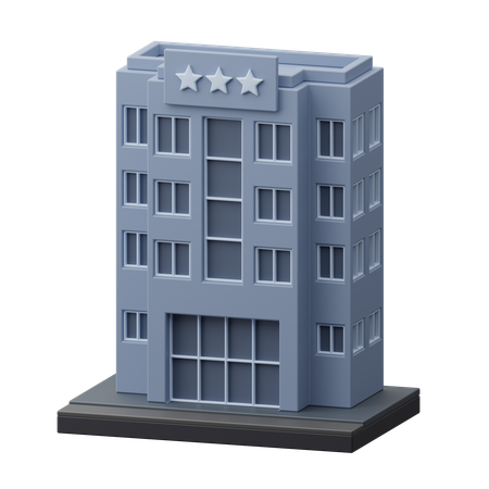 Bâtiment de l'hôtel  3D Icon