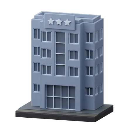 Bâtiment de l'hôtel  3D Icon