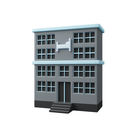 Bâtiment de l'hôtel  3D Icon