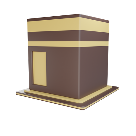 Bâtiment de la Kaaba  3D Illustration