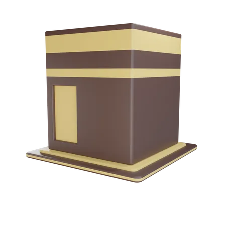 Bâtiment de la Kaaba  3D Illustration