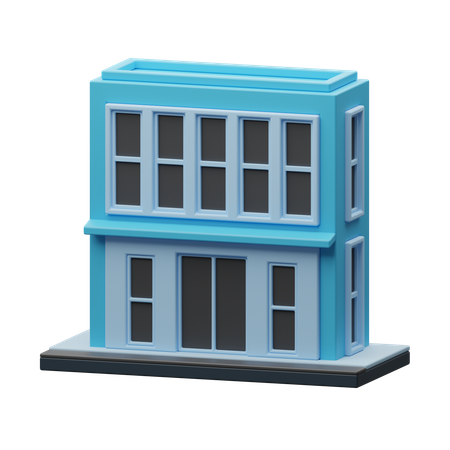 Bâtiment de magasin  3D Icon