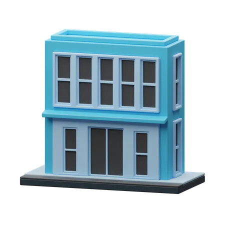 Bâtiment de magasin  3D Icon