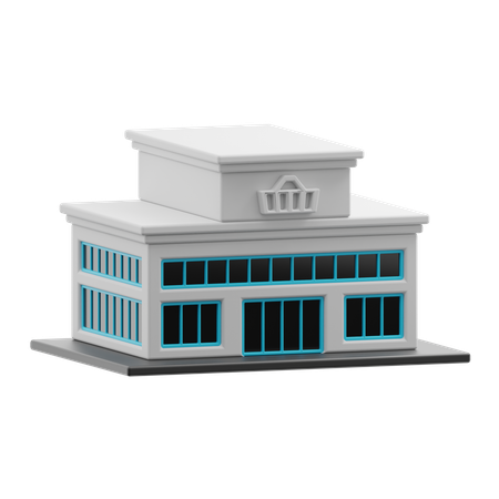 Bâtiment de magasin  3D Icon