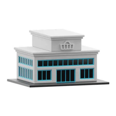 Bâtiment de magasin  3D Icon